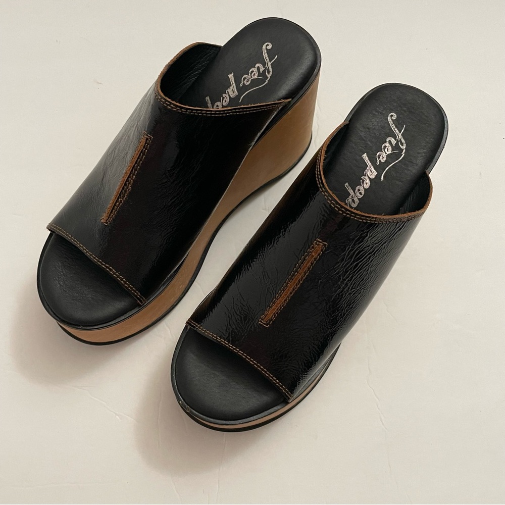 Free People Black Gabriela Clogs Size 39 - Picture 12 of 13